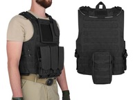 VOJENSKÁ TAKTICKÁ VESTA DOMINATOR FSBE, ČIERNA VOJENSKÁ TAKTICKÁ VESTA DOMINATOR FSBE, ČIERNA