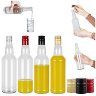 50x MONOPOL sklenené fľaše 500ml na monopol vodku LONG CAP 50x MONOPOL sklenené fľaše 500ml na monopol vodku LONG CAP