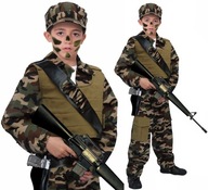 KARNEVALOVÝ OUTFIT VELITEL VOJAKA SPECIAL FORCES PROM KOSTÝM 140 cm KARNEVALOVÝ OUTFIT VELITEL VOJAKA SPECIAL FORCES PROM KOSTÝM 140 cm