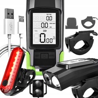 Svetlo na bicykel PÁTOVÝ Tachometer PREDNÉ ZADNÉ LED OSVETLENIE BICYKLA Svetlo na bicykel PÁTOVÝ Tachometer PREDNÉ ZADNÉ LED OSVETLENIE BICYKLA