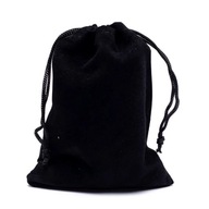 Zamatová darčeková taška - Black S