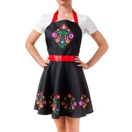 Elegantné dámske šaty so zásterou ku DŇU MATIEK Elegantné dámske šaty so zásterou ku DŇU MATIEK