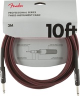 Fender Professional 10 Red TWD instr kábel 3m