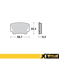 PROX BRZDOVÉ DESTIČKY KH463 KTM 450/505/525 SX/XC ATV 08-12 ZADNÉ