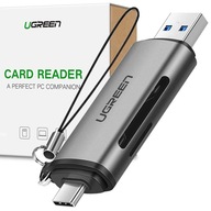 UZELENÁ Šikovná ČÍTAČKA KARIET MALÝ 2 VSTUPY SD MICRO SD USB 3.0 ŠEDÝ UZELENÁ Šikovná ČÍTAČKA KARIET MALÝ 2 VSTUPY SD MICRO SD USB 3.0 ŠEDÝ