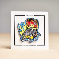 Flaming Photo Suitcase pin Flaming Photo Suitcase pin