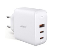 Rýchla nástenná nabíjačka 90W 3xUSB + napájanie typu C Aukey PA-B6S Rýchla nástenná nabíjačka 90W 3xUSB + napájanie typu C Aukey PA-B6S