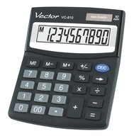 KANCELÁRSKA KALKULAČKA VECTOROVÁ VC-810 10 POLOŽIEK %