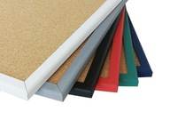 Korková tabuľa FARBA 50x70 drevo + pripináčiky ZADARMO Korková tabuľa FARBA 50x70 drevo + pripináčiky ZADARMO