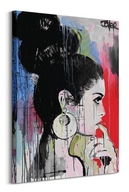 Obraz na plátne Loui Jover Bruneta s drdolom 60x80 cm Obraz na plátne Loui Jover Bruneta s drdolom 60x80 cm