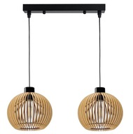 Závesná lampa, luster, strop, tienidlo, drevo 2 Závesná lampa, luster, strop, tienidlo, drevo 2