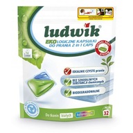 LUDWIK Eco kapsule na pranie biela farba 32 ks.