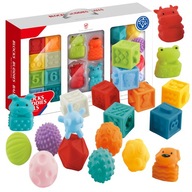 Mäkká guma SENSORY BLOCKS Sada 20 ks. Mäkká guma SENSORY BLOCKS Sada 20 ks.