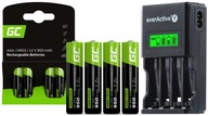 NABÍJAČKA BATÉRIÍ AA AAA + 4x 950mAh NABÍJAČKA BATÉRIÍ AA AAA + 4x 950mAh