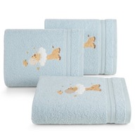 Detská osuška 50x90 Baby blue rybka 450g/m2 Detská osuška 50x90 Baby blue rybka 450g/m2