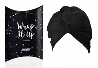 Čierny vlasový turban ANWEN Wrap It Up