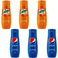 SODASTREAM Sada 3 koncentrátov PEPSI a 3 MIRIND SODASTREAM Sada 3 koncentrátov PEPSI a 3 MIRIND