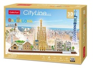 3D puzzle Cityline Barcelona