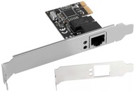 Nízkoprofilová sieťová karta Lanberg PCI-E RJ45 1GB
