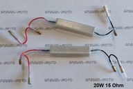 Rezistorový rezistor 20W 15 Ohm pre LED smerovky