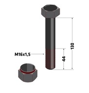 Tvrdená skrutka M16x130 trieda 10.9 mulčovač Bomford