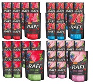 Mokré krmivo RAFI pre dospelých psov - mix 4 príchutí - vrecúško 40x300g Mokré krmivo RAFI pre dospelých psov - mix 4 príchutí - vrecúško 40x300g