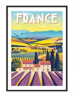 OBRAZOVÝ PLAGÁT V RÁME 33x43 cm Francúzsko P1274 OBRAZOVÝ PLAGÁT V RÁME 33x43 cm Francúzsko P1274