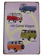 Ozdobná plaketa Volkswagen Retro Vintage