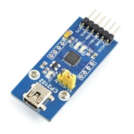 CP2102 USB-UART prevodník - miniUSB zásuvka CP2102 USB-UART prevodník - miniUSB zásuvka