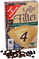 4 papierové filtre na kávu do espresso kávovarov, 100 kusov