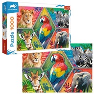 PUZZZLE 1000 KUSOV. EXOTICKÉ ZVIERATÁ 10671 TREFL PUZZZLE 1000 KUSOV. EXOTICKÉ ZVIERATÁ 10671 TREFL