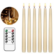 6x LED SVIEČKA S POHYBLIVÝM PLAMEŇOM S DIAĽKOVÝM OVLÁDANÍM 6x LED SVIEČKA S POHYBLIVÝM PLAMEŇOM S DIAĽKOVÝM OVLÁDANÍM