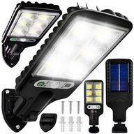 SOLÁRNE LED COB LAMPA PULIČNÁ LAMPA S RUKOVOU SENZOROM POHYBU A SÚMRAK