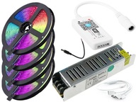 SET 600 LED 20M 5050 RGB páskový WiFi ovládač