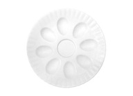 Okrúhly tanier na vajíčka 21 cm IWONA Biała Chodzież
