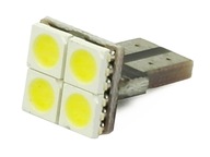LED žiarovka W5W 4 x SMD 5050 canbus T10 -