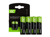 4x AA BATÉRIE (R6) 2000mAh BATÉRIE NABÍJACIE TYČE ZELENÝCH ČLÁNKOV 4x AA BATÉRIE (R6) 2000mAh BATÉRIE NABÍJACIE TYČE ZELENÝCH ČLÁNKOV