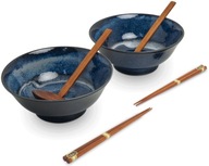 Sada misky na ramen Izayoi modrá, 6 kusov Sada misky na ramen Izayoi modrá, 6 kusov