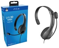 Náhlavné súpravy pre PS4 Headset Chat LVL30 / PDP