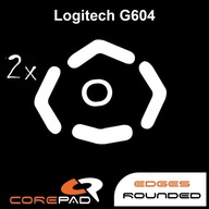 2 x CorePad klzáky pre Logitech G604 2 x CorePad klzáky pre Logitech G604