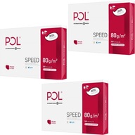 POLSPEED Kancelársky kopírovací papier A4 80g 1500 listov 3 stohy x3 NaBiurQ POLSPEED Kancelársky kopírovací papier A4 80g 1500 listov 3 stohy x3 NaBiurQ
