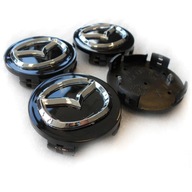 4 kryty kolies MAZDA 56 - 55 mm čierne 4 kryty kolies MAZDA 56 - 55 mm čierne