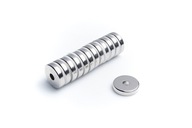 Neodymový prsteňový magnet MP 22x6x5 N38, sada 5 kusov Neodymový prsteňový magnet MP 22x6x5 N38, sada 5 kusov