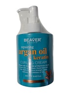 BEAVER Arganový olej a keratínový krém na kučery 250 ml BEAVER Arganový olej a keratínový krém na kučery 250 ml