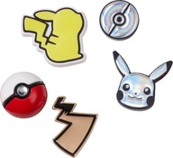 Špendlíky do topánok Crocs Jibbitz Pokémon 5 balení Špendlíky do topánok Crocs Jibbitz Pokémon 5 balení
