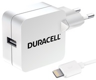 Sieťová nabíjačka DURACELL USB 2.4A + Lightning kábel