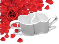 Romantické poháre pre valentínsky pár