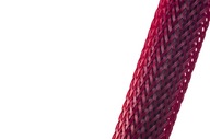 Polyesterové opletenie na kábel pr. 10 mm - červená