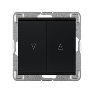 Polmark VERONA Blind button, matná čierna Polmark VERONA Blind button, matná čierna