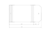 Nastaviteľný kryt 270x470mm (50 ks) Nastaviteľný kryt 270x470mm (50 ks)